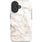 Taupe Marble iPhone 16 Impact Case